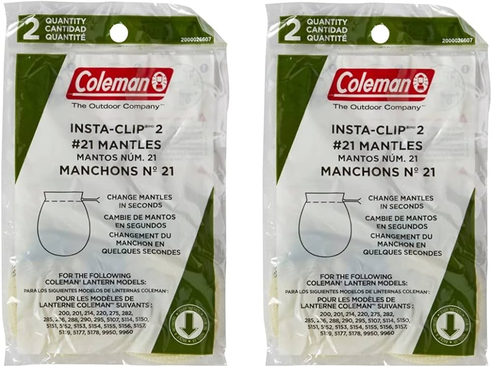 Amazon.com : Coleman 21A134C Mantle Sock Instaclip Wire 4Pk